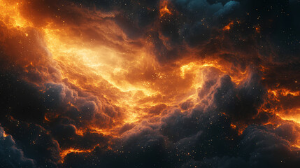 Fototapeta premium mesmerizing celestial luminosity