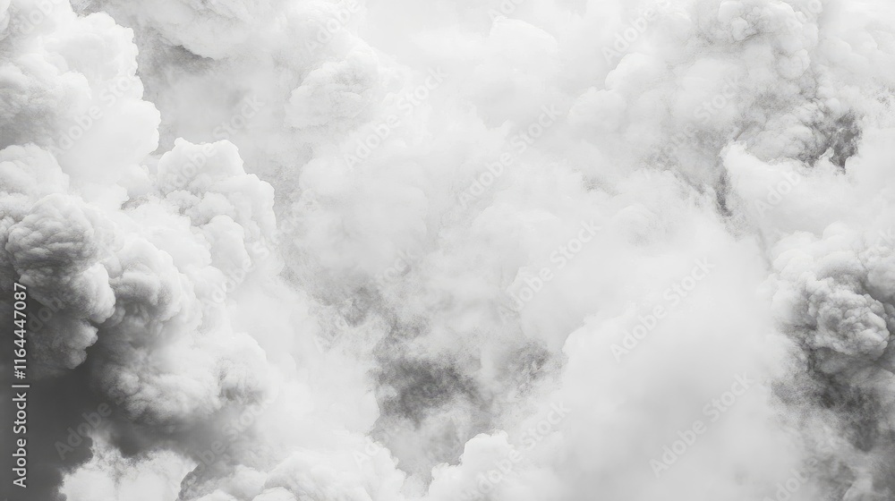 Poster black and white abstract marble background featuring textured smoky cloud formations creating a dram