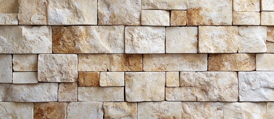 Natural stone wall texture background perfect for cover designs marketing materials and architectural presentations