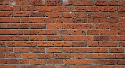 Obraz premium Red brick background pattern. Brickwork. Background of red bricks. 