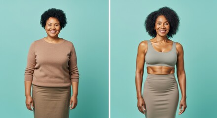 Transformation journey of african american women embracing fitness and wellness