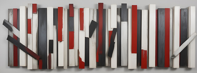 illustrazione sfondo con elementi astratti a tema geometrico surreale