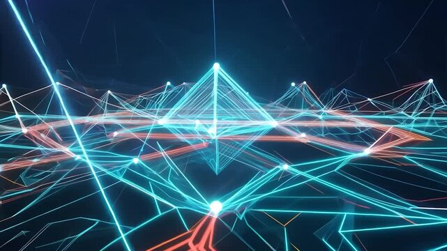 Futuristic AI and Robotization Motion Background | Advanced Technology in Action