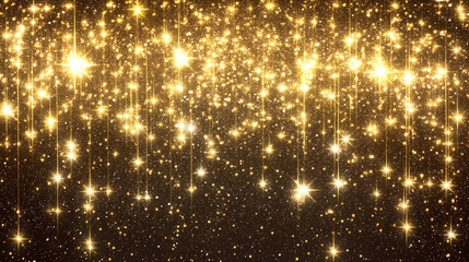 Obraz premium Glittering stardust scattered across a shimmering, celestial background, diaphanous, heavenly. Luminiferous. Illustration