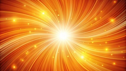 Obraz premium Abstract Orange and Yellow Radiating Light Burst Background