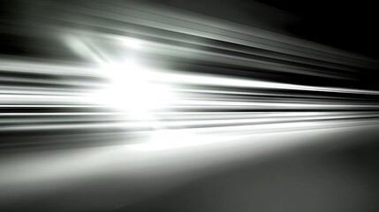 Abstract Gray And White Light Speed Lines Background