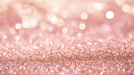 Dazzling golden glitter bokeh lights celebrating sparkling holiday mood abstract background. Luminiferous. Illustration