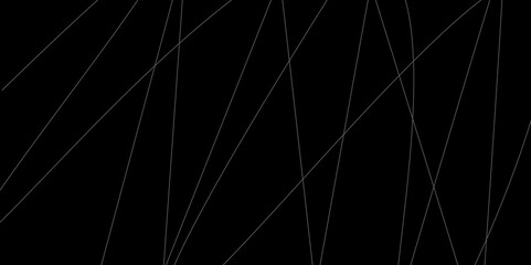 Geometric black background with grey diagonal lines. seamless random chaotic digital line business concept. abstract golden stroke lines vector background texture. modern technology art design.