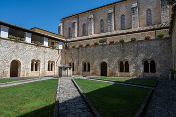 Fototapeta premium Veroli, Lazio. The Cistercian Abbey of Casamari.