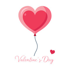 Valentine day heart balloon 