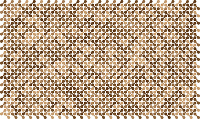 Brown Meta Balls Pattern Vector background