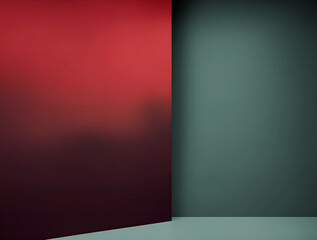 Obraz premium Dramatic Red Gradient Background with Subtle Texture and Sophisticated Cinematic Dimensionality