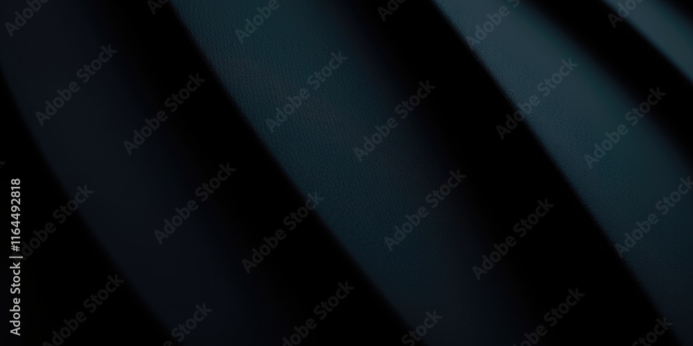 Poster shadows and curves form a captivating pattern in a dark environment, offering a serene and modern ba