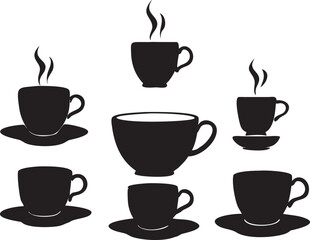 Obraz premium Coffee mug icon vectors 