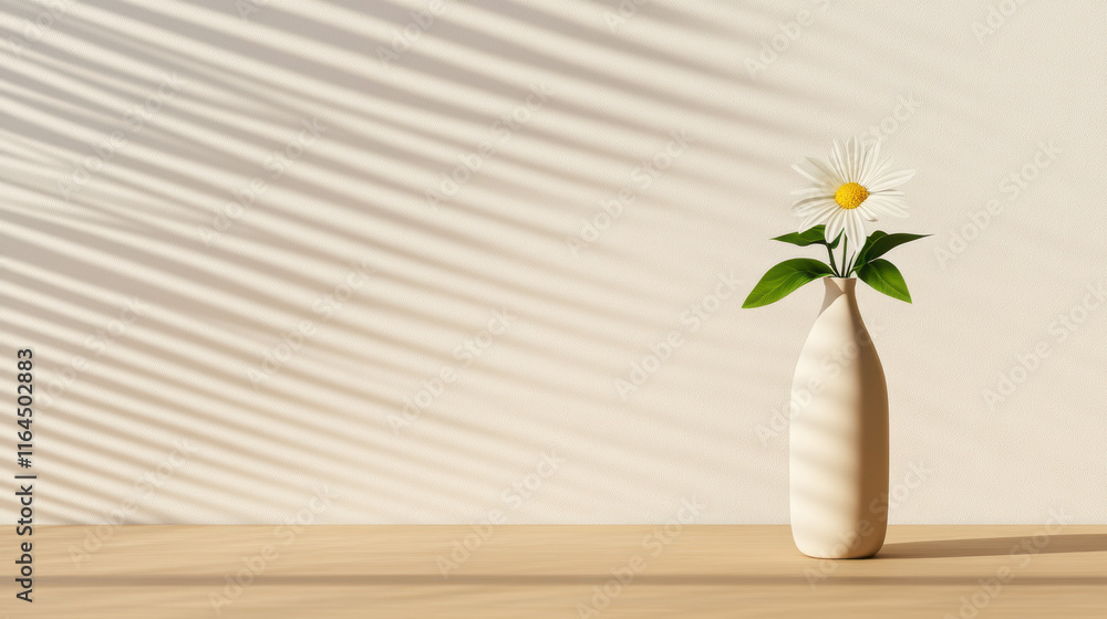 Poster the lonely, a serene image of a single flower vase positioned on an empty dining table, showcasing s