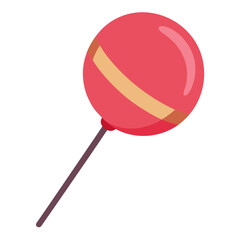 A lollipop icon on White background