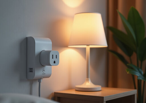 smart plug controls lamp precise timing energy efficiency features advanced technology