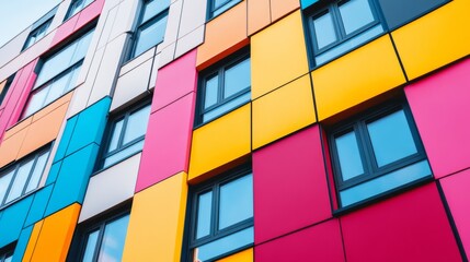 Vibrant Street Art in Urban Development Project