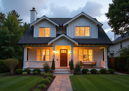 charming home features light bulb promoting energy efficiency