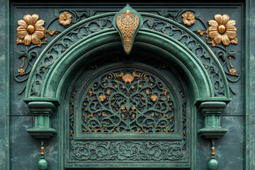 Obraz premium Artistic Calligraphy Featuring Quranic Verses On A Beautifully Designed Background