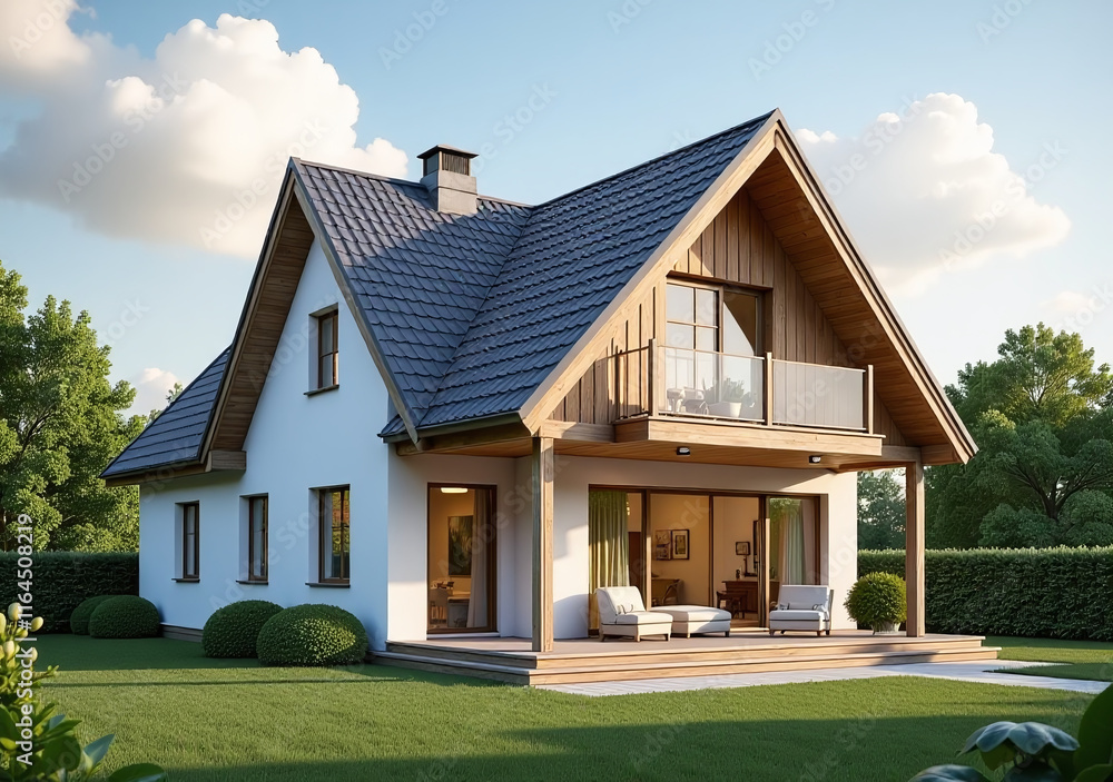 Poster home powered solar smart controls automated appliances visualizations efficient living