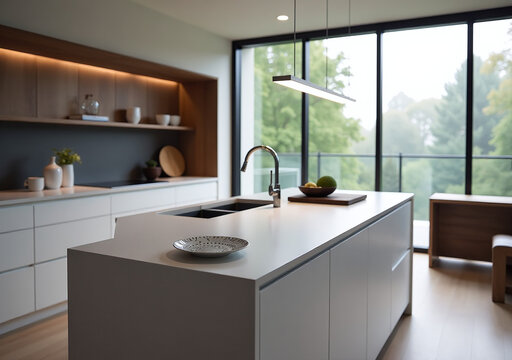 modern kitchen countertops feature integrated technology digital interfaces sleek functional