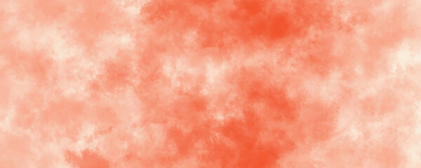 Warm and Gentle Orange Watercolor Wash with Faded Blends and a Rustic Finish
