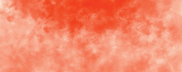 Cloudy and Atmospheric Orange Watercolor Background with Gentle and Organic Patterns
