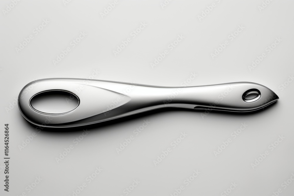 Aufkleber sleek minimalist key design elegant keys and stylish keychain on a clean white background