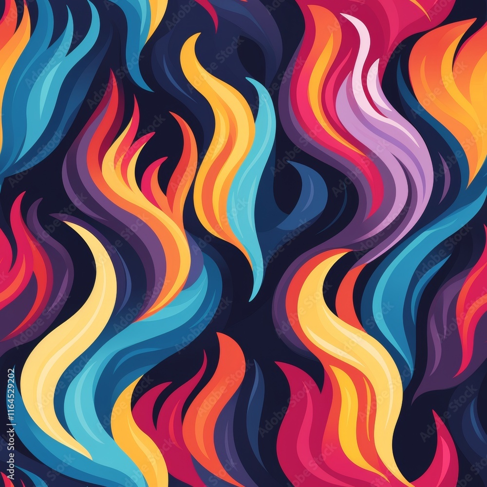 Poster abstract background design with overlapping light reflections creating unique patterns