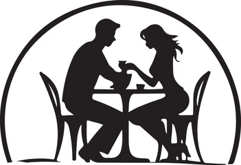 businessman  logo type silhouette design