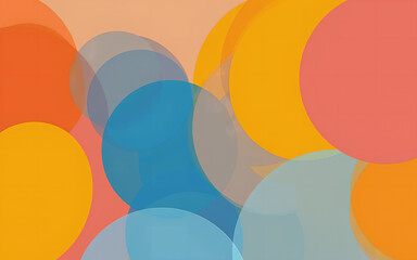 Obraz premium Colorful Abstract Geometric Shapes Background