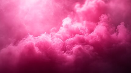 Pink smoke clouds abstract background.