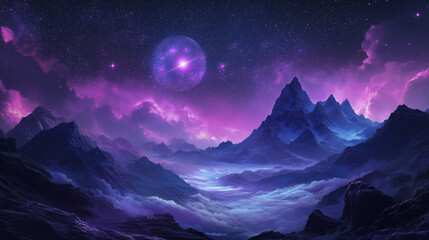 sunrise over the mountains