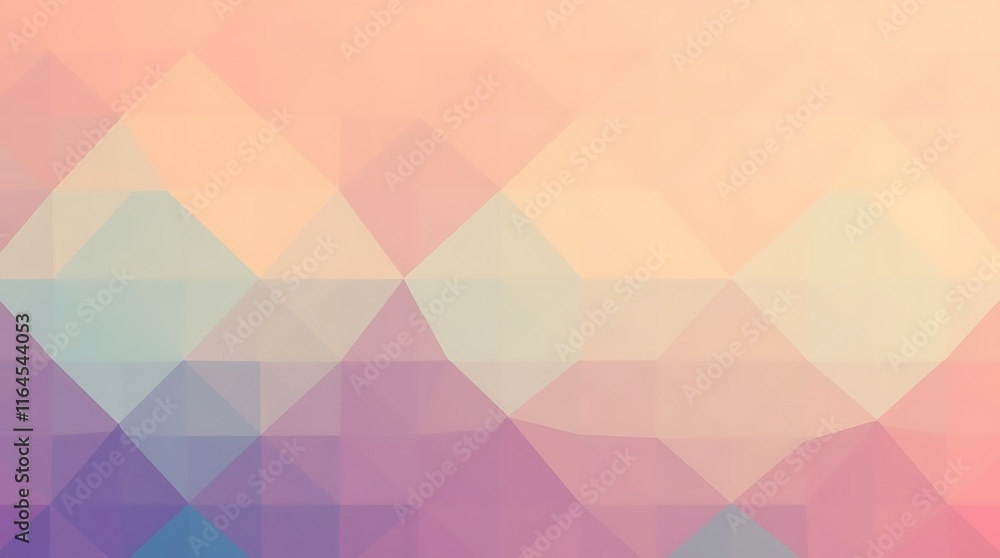 Poster abstract geometric background in pastel hues: a captivating abstract background featuring a mesmeriz