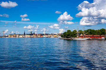 Stockholm view from the boat. Sweden