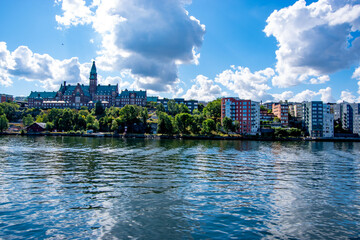 Stockholm view from the boat. Sweden