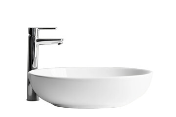 modern bathroom sink with water