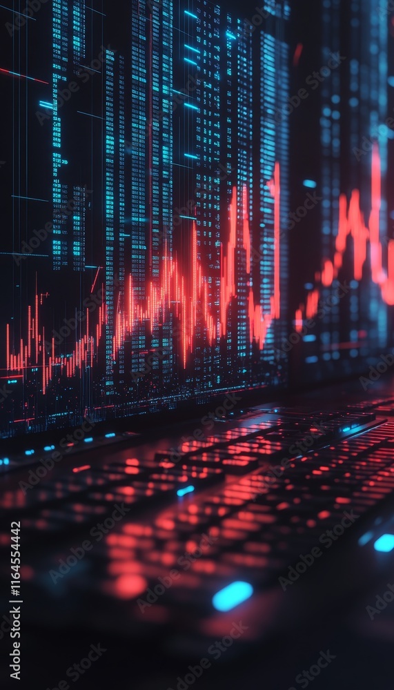Aufkleber financial cybersecurity monitoring security vulnerabilities in trading and market data