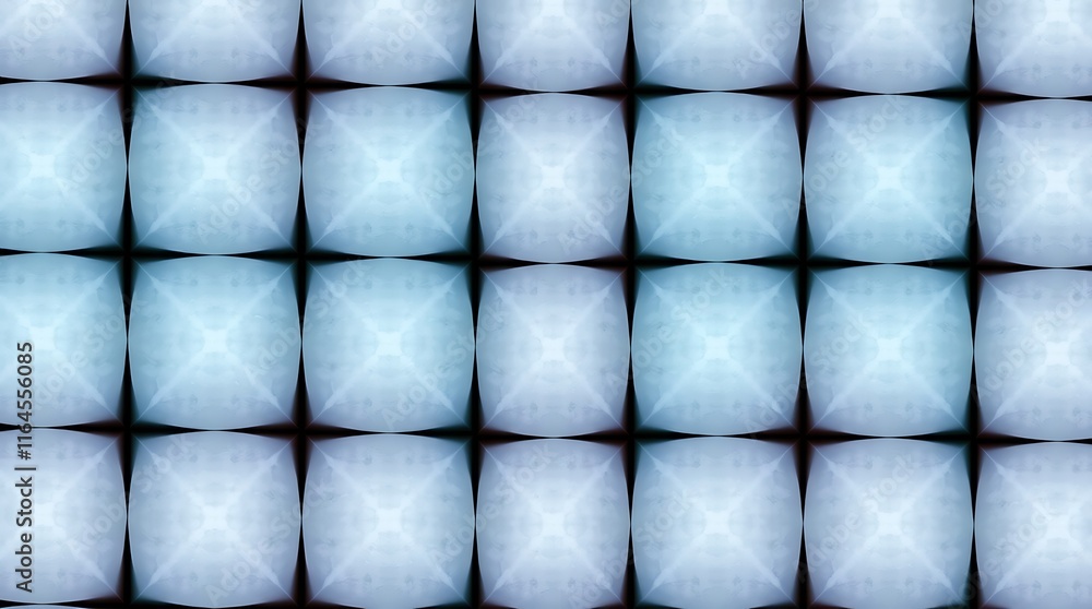 Poster abstract geometric pattern of blue squares: a captivating seamless pattern of repeating blue squares