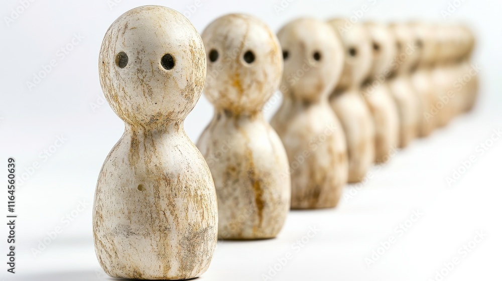 Poster support group figures with optimistic tone