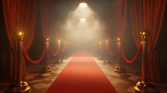 Fondo de alfombra roja de teatro o premios