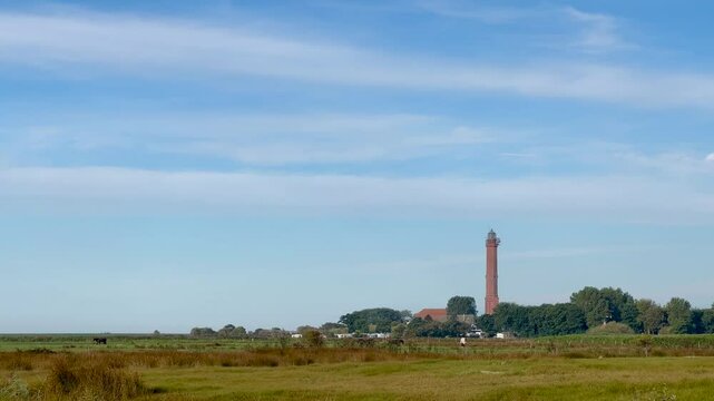 Norderney landscape with lightower