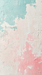 A rustic textured background showcasing muted pastel tones of mint, blush, and cream, with bold, uneven brush strokes creating a vintage feel
