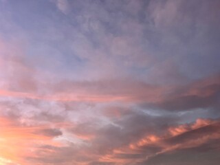 Fototapeta premium Color plays in the sky