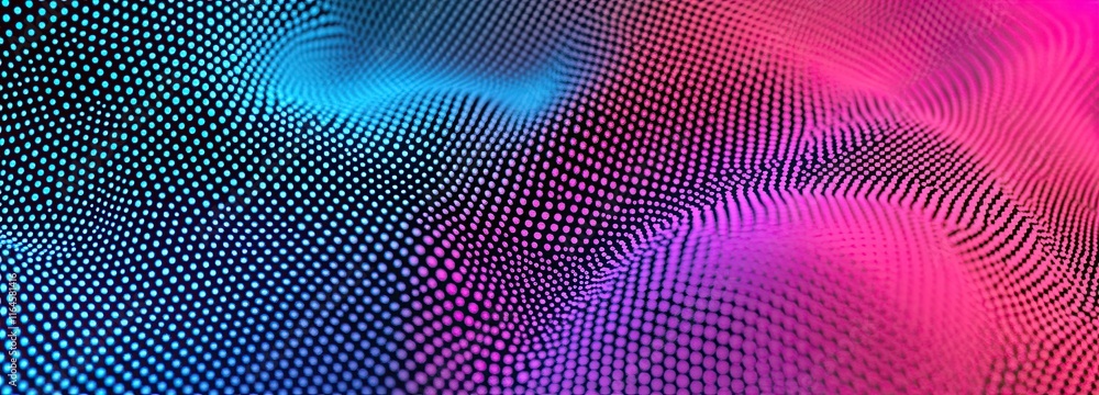 Poster digital connection points and lines in an abstract design. technology-themed background. network str