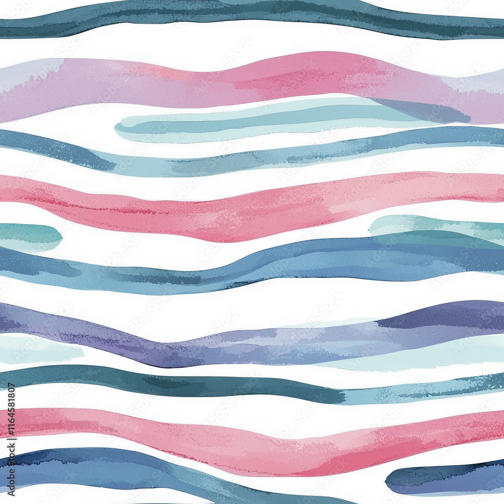 Poster seamless stripe pattern design abstract art modern decor soft colors minimalistic style elegant envi