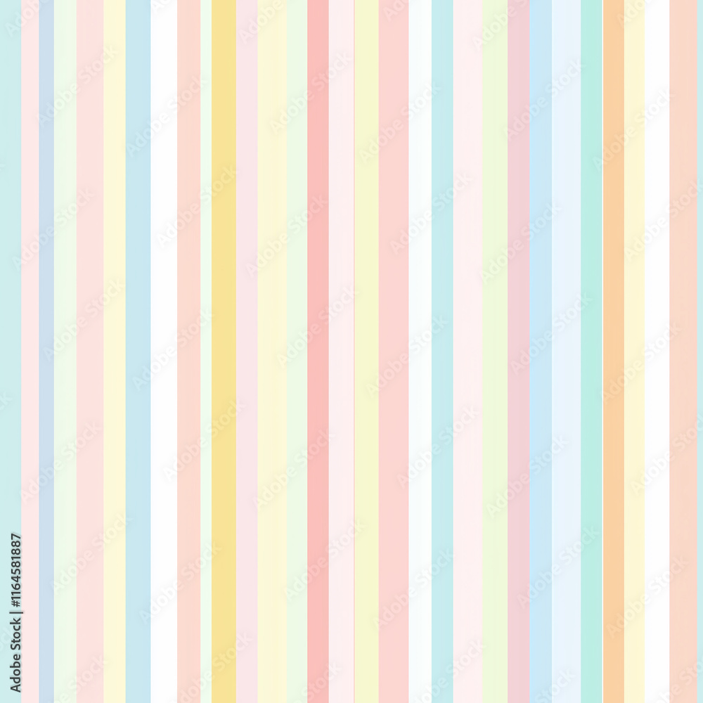Poster seamless stripe pattern design soft color palette digital background creative space minimalistic vie