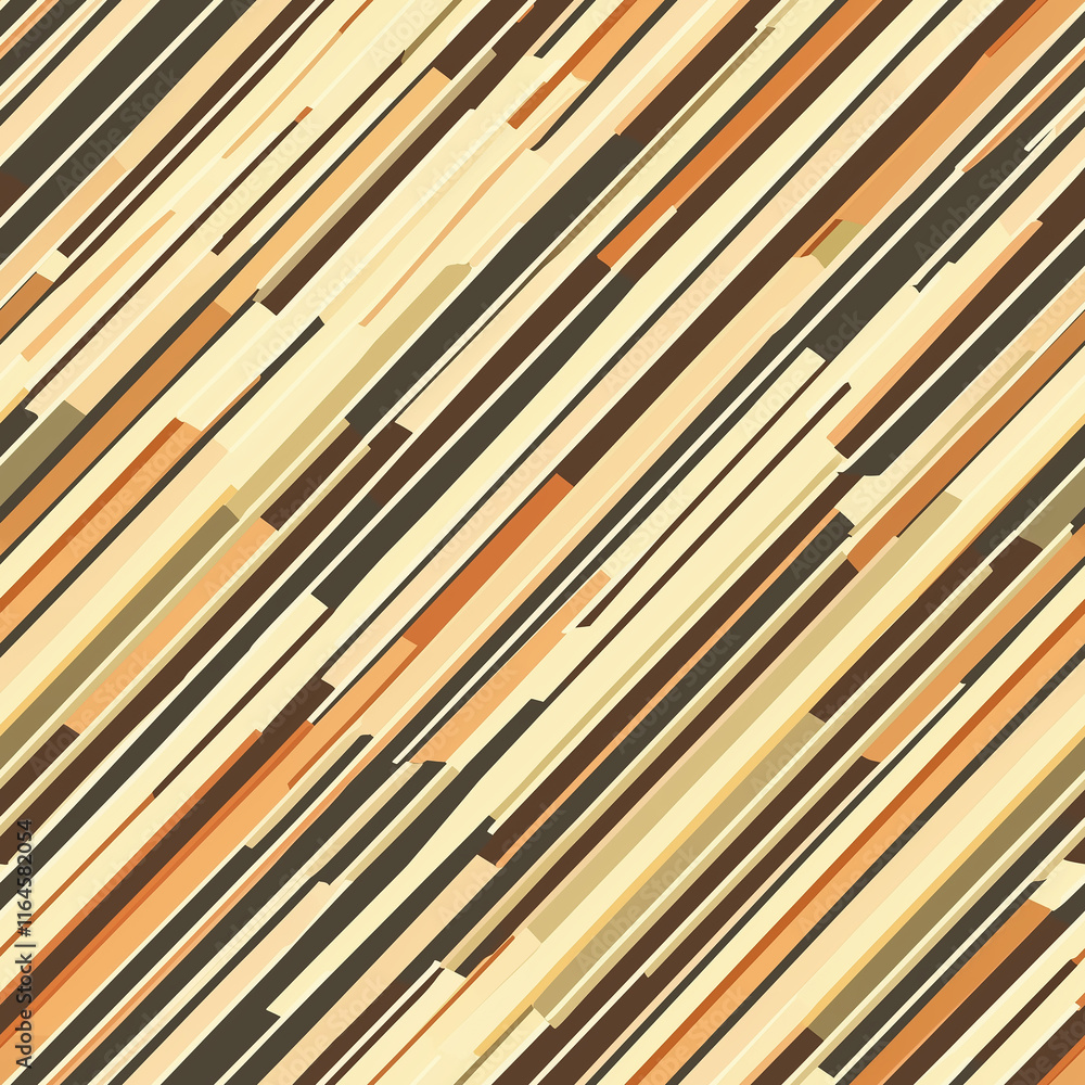Poster subtle stripe seamless pattern design in warm tones abstract art textured background digital illustr