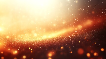 Obraz premium Golden Glitter Sparkle Background Shimmering Lights